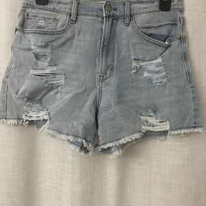 Distressed Denim Women Shorts